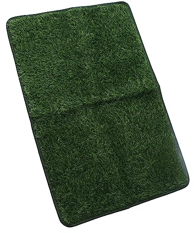 Artificial Grass For Dogs, Dog Grass Toilet, PE Material Waterproof 18.1x28.0x0.8in Dog Toilet Dog Litter Tray Indoor for Indoor