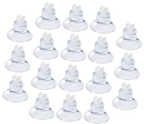 Cabilock 18 STK Aquarium Befestigter Saugnapf Saugnapf-Clips Aus Gummi Befestigungsgestell Für Wasserwechsel Saugklemmen Für Aquarienheizer Luftschlauchklemme Thermometer Ausrüstung