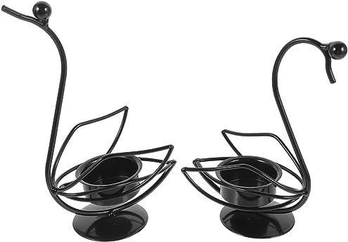 TOPBATHY 2stücke Kreative Kerzenhalter Aus Romantische Tischdeko Für Hochzeiten Partys Und Abendessen Stabiles Design Für Stabkerzen Für Esszimmer Und Wohnzimmer