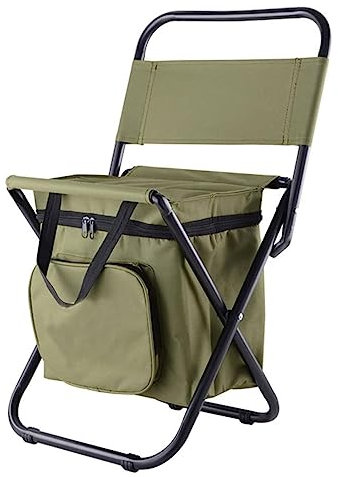 MOBAAK Campingstuhl Klappstuhl Outdoor Camping Stuhl Freizeit Rückenlehne EIS Beutel Stuhl Tragbare Angeln Grill Isolierung Klappstuhl Strandstuhl Camping Stuhl