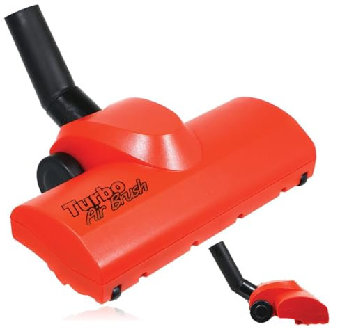 Caliko 32mm Universal Red Airo Turbo Brush | Henry Hoover Head Replacement for Numatic/Hetty/Herry/James/Basil/Charles/George | Best Henry Hoover Attachments Head for Floor and Carpet Cleaning.
