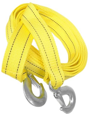 SOLUSTRE Abschleppseil Für Pkw Und Auto Aus Nylon Mit Haken Robust Und Reißfest Für Abschleppen Und Bergen Von Fahrzeugen Leicht Und Flexibel
