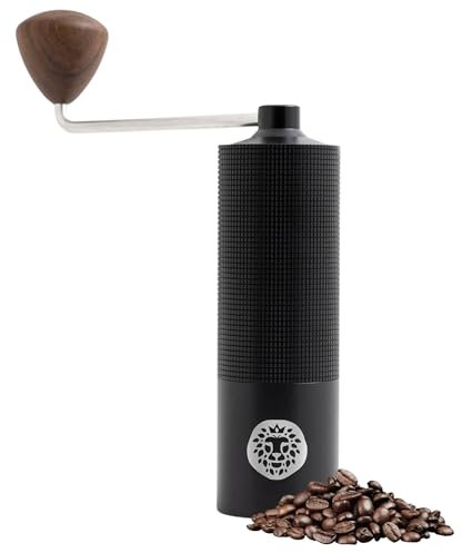 Premium Kaffeemühle manuell mit präziser Mahlgradeinstellung - Coffee Grinder mit Edelstahl Mahlwerk