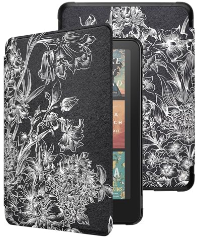 WALNEW Case for 7-inch Kindle Paperwhite 12th Gen 2024 and Colorsoft Signature Edition, Premium PU Leather Protective Cover for Kindle Paperwhite, Auto Wake/Sleep
