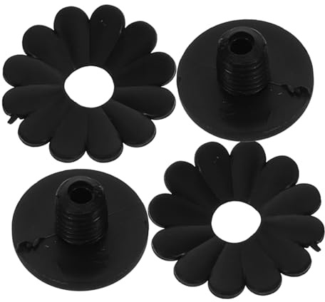 VANZACK Umbrella Repair Parts 8mm Plastic Screw Caps, 2 Sets Black