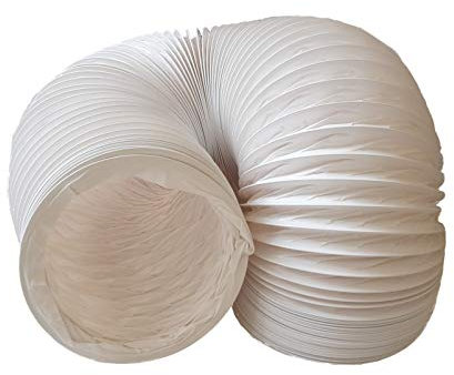 Daniplus Tuyau d'évacuation d'air en PVC flexible, diamètre : 150 mm, longueur : 5 m, pour climatisation, sèche-linge, hotte