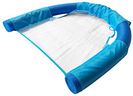 TARTIERY Schwimmend Stuhl Schwimmnudel Entspannen Stuhl Faltbares Wasser-Hängematte-Einzelne Leute-aufblasbares Rücken-Strand-Liege-Swimmingpool-Bett