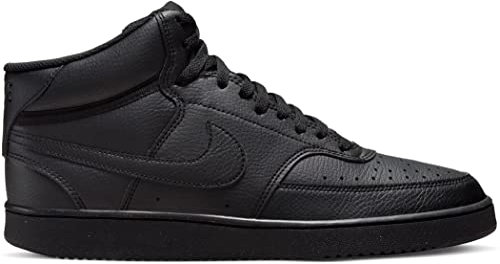 NIKE Court Vision Mid Next Nature Herren Sneaker Farbe: Schwarz/Schwarz (003); Größe: EUR 42.5 | US 9 | UK 8