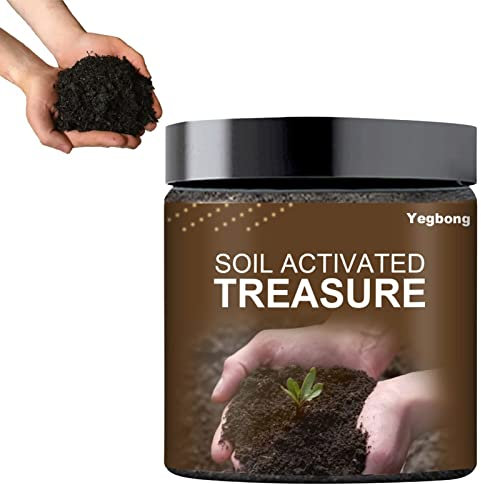 Soil Activated Treasure 200g Premium Organic Soil Activators Amendment, Soil Plant Flower Fertilizer Activation Treasure Activator For Raised Garden Beds, Pimprove Soil Improve Nutrient Uptake