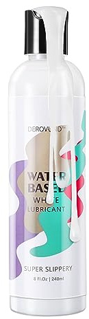 Cum lube, Super Slippery Sex Lube Water-Based Personal White Lubricant with Hyaluronic Acid, Creamy White Lube Unscented for Sensitive Skin, Women & Men & Couples