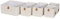 LOVE IT STORE IT - Premium - Boîtes de Rangement en Lin pour Rangement Tiroir, Lot de 5, Pliables, Organisateur Vêtements et Sous-vêtements, Beige - 30x30, 30x15, 15x15 cm