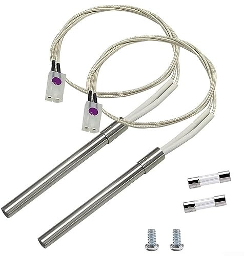 ZYNCUE 2-teiliges Grillzünder-Set für Pit-Boss, Ersatz-Heizstab, Fleischsonde, Hot Rod-Zünder für Traeger Holzpellet-Grills