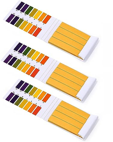 König Design Lackmuspapier - pH Wert Teststreifen, Messbereich 1-14, Indikatorpapier für Urin und Speichel - Teich Wasser - Pool Pooltester (800)