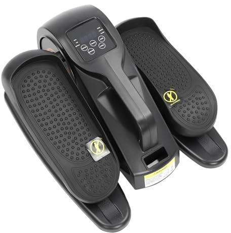 HarBin-Star Entrenador elíptico para debajo de la mesa, entrenador elíptico eléctrico con mando a distancia, velocidad ajustable, pedal sentado, para recuperación de piernas, para entrenamiento en