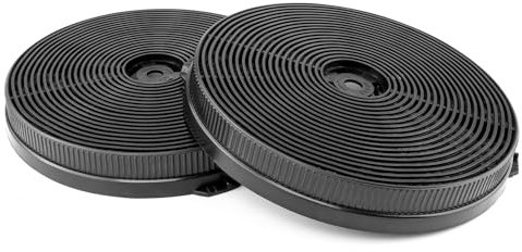 Filtro a carbone attivo per la Circolazione dell'aria, 2 Filtri di Ricambio per Filtro a Carbone, Accessori Originali per Filtro Cappa Aspirante Filtro per Cappa Aspirante 60 cm e 90 cm