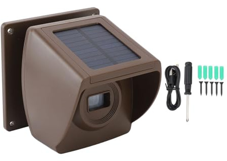 Solar Powered Driveway Alarm, 800m 30 Ft Long Range Wireless Outdoor Motion Detector Sensor Alarm, IP55 Weatherproof Driveway Alert System for Home Security Protect Indoor