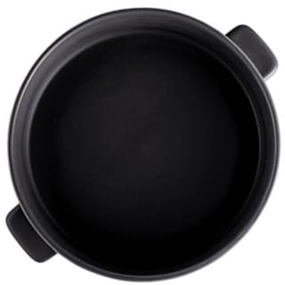 ABOOFAN Blech Brotschale Backen Besteck Aus Keramik Backformen Mit Griff Snack-gericht Französische Suppentassen Dessert Vorspeise Gericht Backformen Aus Porzellan Große Müslischale Black