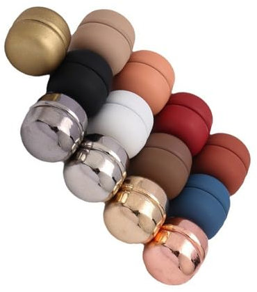 8 Paare Hijab Magnetnadeln, Hijab Magnetische Pins Hijab-Knöpfe Schal Brosche, Mehrfarbig Kleidung Pins Schal Pins, Schal Magnete für Frauen Kleidung