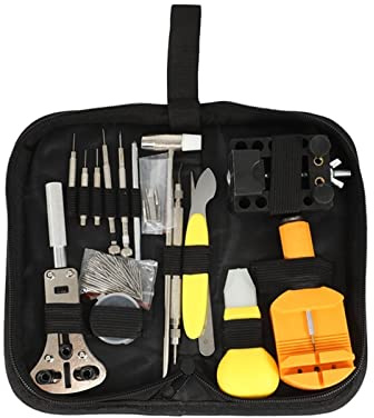 MCNVNEFSAW 14 7pcs Regardez le kit de réparation Professional Spring Bar Tool Ensemble d'outils, outil d'ouverture de boîtier Link Tool de linge de lien for étui de transport Outils et accessoires de
