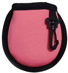 BTYQKZVPM Golf Tasche Protector ， 2 stücke Golf Washer Beutel Innere Plüsch Wischen Golf Ball Reiniger Tasche Washer Golf Ball Waschen Wischen Reinigung Tasche Golf Zubehör(Pink)