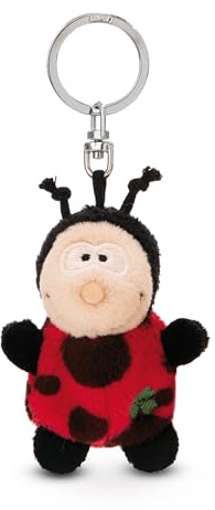 NICI Schlüsselanhänger Marienkäfer mit Kleeblatt 5cm