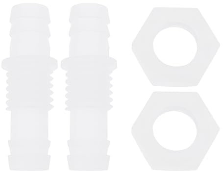 Briny River 4 Set 10-M14-10 10mm Doppio Terminale Tubo Flessibile In Plastica Raccordo Paratia Con Guarnizione Per Diametro Interno 10mm Tubo Flessibile Esagonale Giunto Adattatore