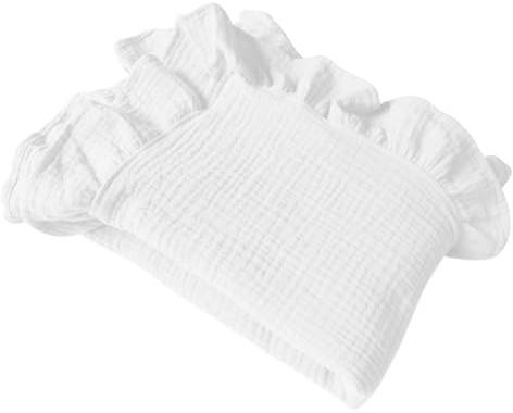 PEIPEIWU Premium Musselin Babydecke 120x120cm – Decke aus 100% Baumwolle - Kuscheldecke oder Schlafdecke, Pucktuch, Spucktuch für Baby, Neugeborene & Kinder (Weiß)