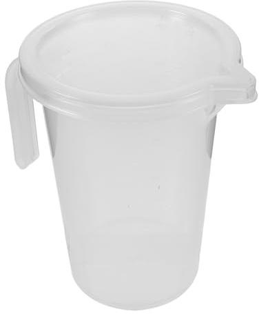 MOTHNUR 6 Pezzi Misurini Plastica con Manico e Bicchieri Graduati Trasparenti per Cucina Dosatori Precisi per Cottura e Miscelazione Alimenti