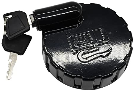 Tappo serbatoio carburante 2 chiavi 123/05892 331/33064 701/45501 compatibile con JCB Backhoe Loader 2CX MIDI CX 2CX AM 2CX FM Dump Truck articolato 714 718 722 726 Carrelli elevatori fuoristrada 926