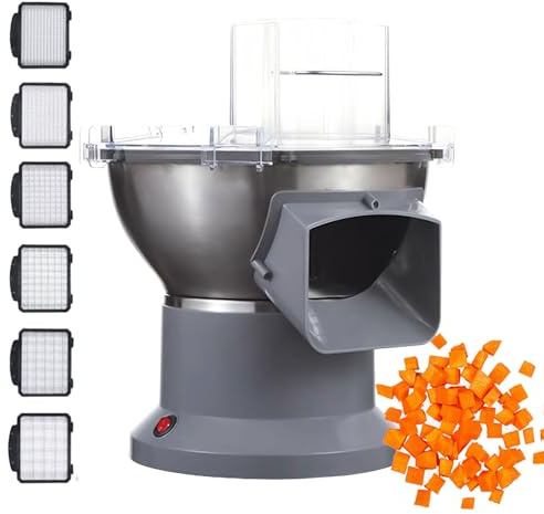 Picador eléctrico de alimentos, cortador multifuncional con 6 cuchillas, corta verduras y frutas sin esfuerzo para preparar la cocina