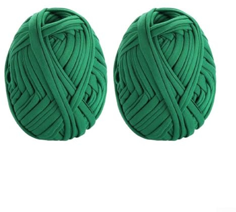 Soft Garden Twine for Climbing Plants, 2 Pack (196FT Total), Biodegradable Plant Support Ties in Green