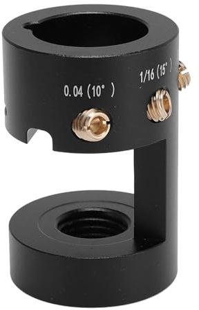 Hamwesh Affilatore per Elettrodi di Tungsteno, Smerigliatrice per Elettrodi Universale per Saldatore TIG con Fori Angolari Multipli, 5 Mole Diamantate da 25 Mm e 2 Bielle per Saldatura TIG