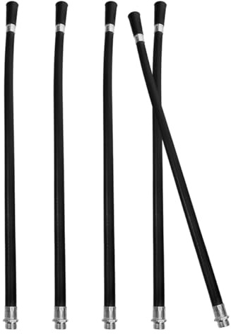 GRADENEVE Ricambio Tubo Flessibile per Estintore 8kg Ugello Spruzzatore Resistente Alte Temperature, Set 5 Pezzi per Sicurezza Antincendio in Casa, Ufficio e Auto