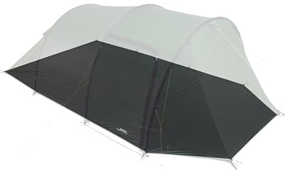Wechsel Groundsheet Tempest 4 I Schwarz I robuste Zelt-Unterlage Boden I Zeltplane wasserdicht mit 7000mm Wassersäule I Bodenplane aus 75D Polyester I Camping-Plane zum Schutz vor Nässe & Schmutz