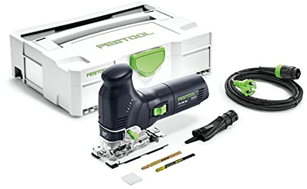 Festool TRION PS 300 EQ-Plus Pendelstichsäge 720 W (576615) + 2x Sägeblatt + Splitterschutz + systainer - Nachfolger von 561445