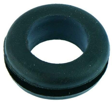 25mm Cable Open Style Rubber Wiring Grommet DIY (Pack of 10)