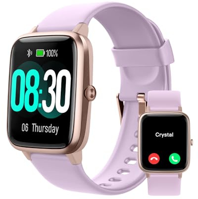 GRV Montre Connectée Homme Femme pour Samsung Huawei Xiaomi Android iOS | Smartwatch Sport Appel Bluetooth Podometre Montre Cardiofrequencemetre Etanche IP68 Notification Chronomètre