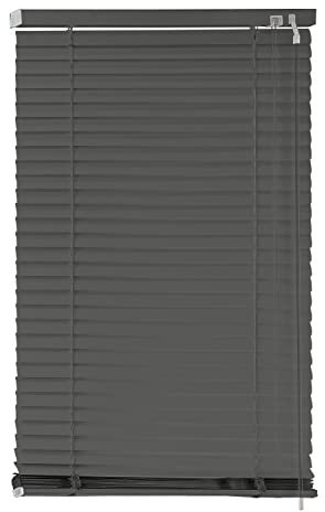 EXKLUSIV HEIMTEXTIL Aluminium Jalousie Lamellen 100 x 220 cm Grau