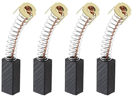 VGOL 2 pares de escobillas de carbón motor compatible con Hitachi Compatible con Makita Compatible con Milwaukee Compatible con Panasonic Herramientas Eléctricas 6x8x18mm