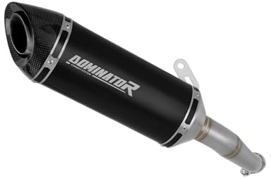 DOMINATOR Terminale di Scarico Marmitta Silenziatore HP8 NERO compatibile con YZF - R3 2022