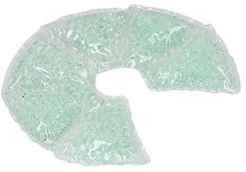 2Er-Pack Brust-Eisbeutel, Gel-Pads für Heißes und Kaltes Stillen, Gel-Packung für Die Brusttherapie, Schmerzlinderung Bei Mastitis-Schwellungen(17cm-Grün)