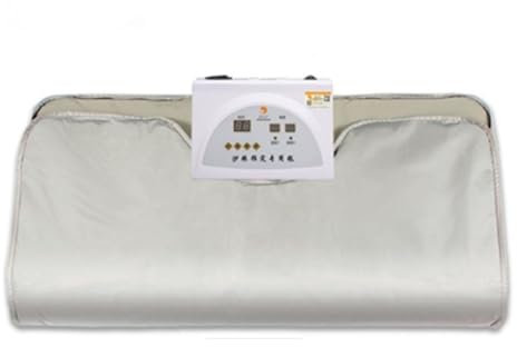 Manta Personal PortáTil De La Sauna, Manta de sauna de infrarrojos lejanos de 2 zonas, manta de sauna FIR for pérdida de peso for seguridad, forma del cuerpo, adelgazamiento, fitness for mujeres Calen