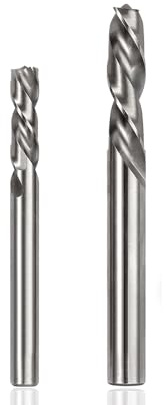 HaoTrade 2Pcs Spot Weld Drill Bit Set, HSS Cobal Spot Weld Drill Bit Set, HSS CO6 & CO8 Cobalt Rotary Spot Weld Cutters for Auto Body Repair & Metalworking, Separate Spot Welded Panels/ 6mm, 8mm