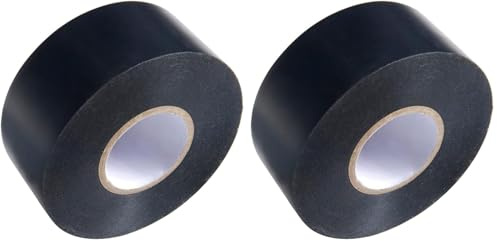 WOLFPACK LINEA PROFESIONAL - Cinta Aislante 40 m. x 38 mm. Negra Uso Doméstico (Paquete de 2)