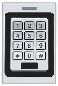 Magnetic Door Lock, Metal Zinc Access Control System Double Door 2-Relay Keypad Electronic Gate Opener Digital Magnetic RFID For Smart Door Lock Kit,Home Security