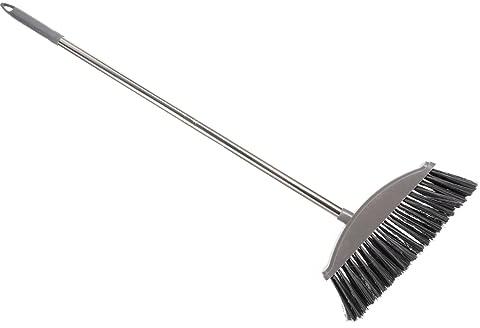 VICASKY Stainless Steel Broom for Floor Cleaner Reusable Broom Long Handle Mops for Cleaning Floors