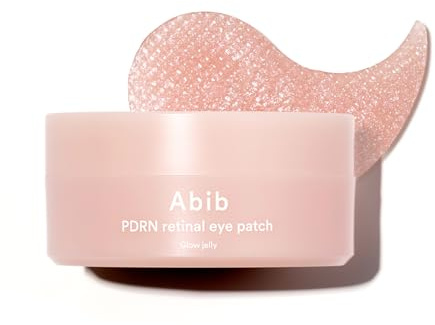 Abib Cerotti Per Gli Occhi Pdrn Retinal Eye Patch Glow Jelly Coreani Per Occhi Gonfi E Occhiaie, Antirughe, Collagene, Caffeina, Niacinamide 60 Cerotti,