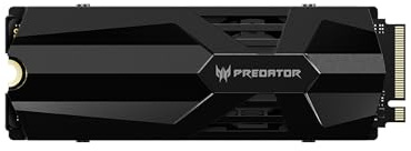 acer Predator GM9000 Heatsink 4TB SSD, PCIe Gen5x4 NVMe M.2 SSD, Up to 14,000MB/s, Microsoft DirectStorage, SLC + DRAM Cache, PCIe 5.0 Internal Solid State Drive, Compatible with Desktops Laptop PC AI