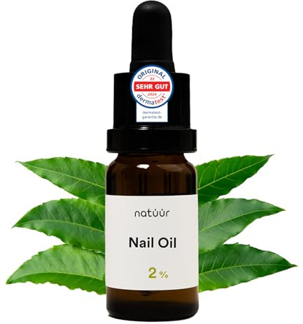 natüür Nail Oil 10 ml | Nährendes Nagelöl für trockene Nagelhaut & brüchige Nägel | Nagelhautöl mit NEEMAVERA® & pflanzlichen Ölen | Intensive Nagelpflege & Nail Repair | Natürliches Nagelpflegeöl