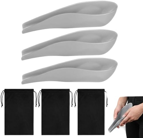 JazRvr Urinella Für Frauen, 6-teiliges Set Mit 3 Grauen Urinellen Und 3 Schwarzen Taschen, Liberpee Urinella Für Frauen Original, Pinkelhilfe Für Frauen Unterwegs, Urinierhilfe Für Reisen Und Outdoor